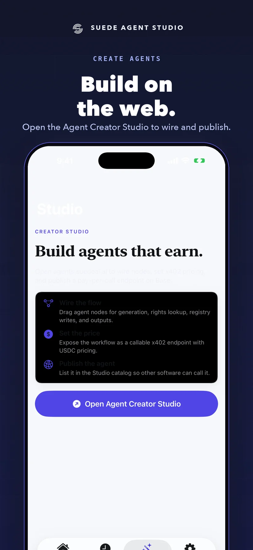 Suede iOS: build on the work in the studio