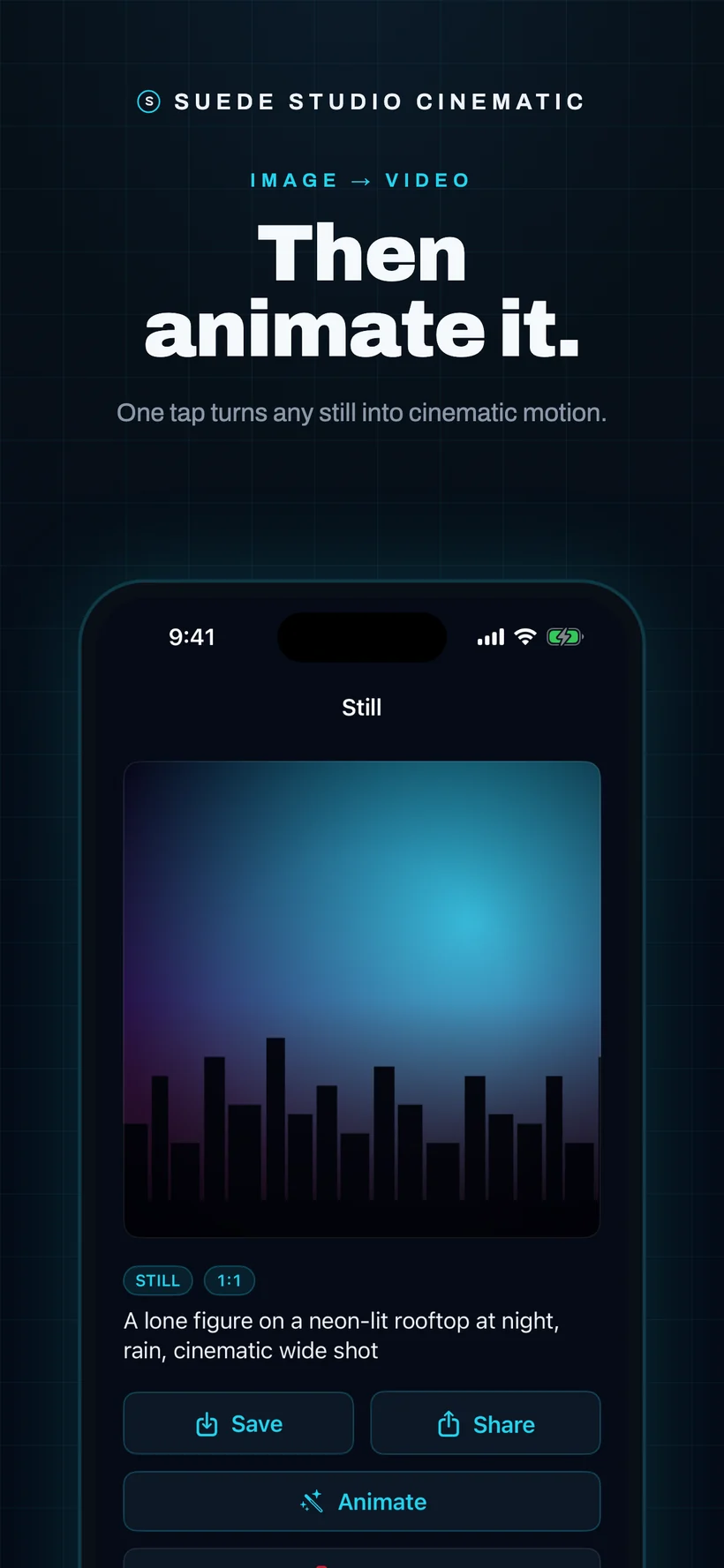 Suede iOS: turn a still into motion