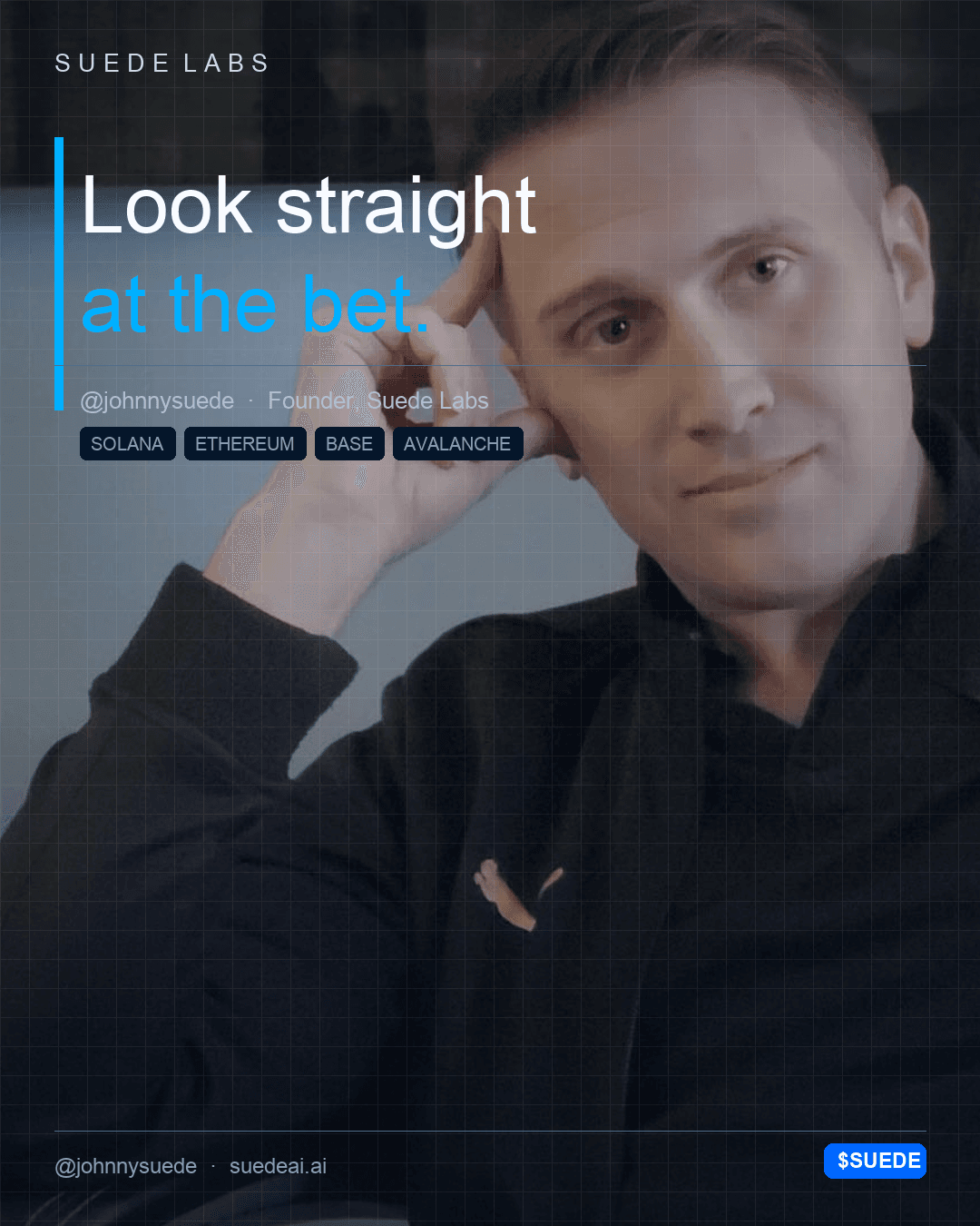 Jason Colapietro, founder of Suede Labs AI, in founder media image 2.