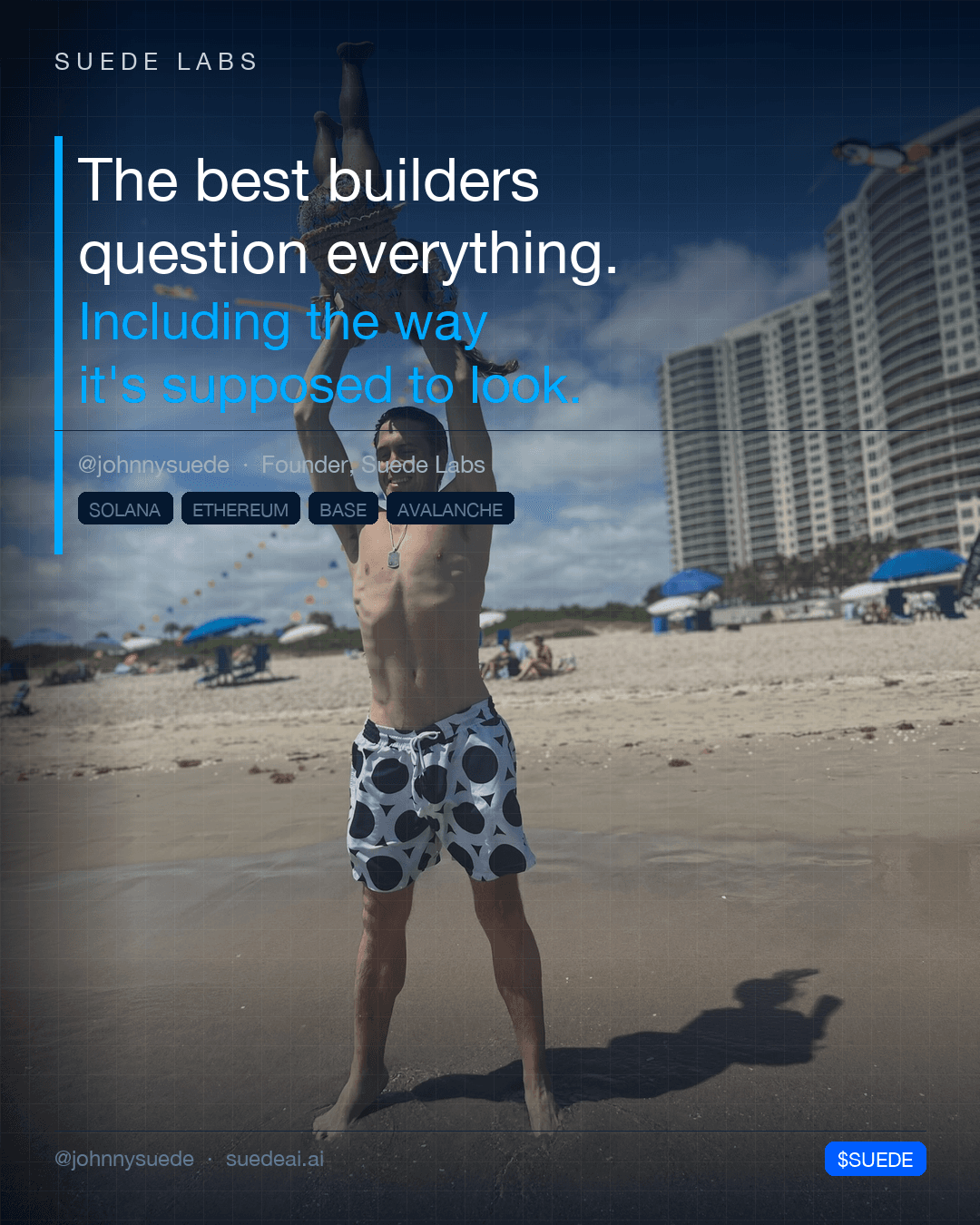 Jason Colapietro, founder of Suede Labs AI, in founder media image 4.