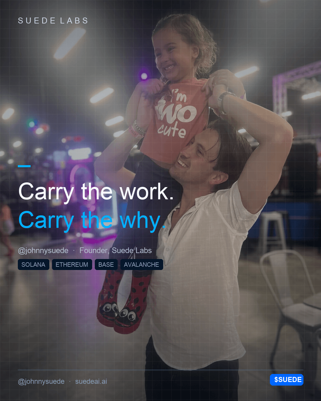 Jason Colapietro shoulder ride candid
